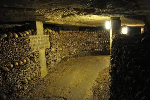 Galleries of Paris Catacombs