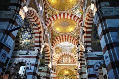 Basilique notre Dame de la garde Marseille From inside