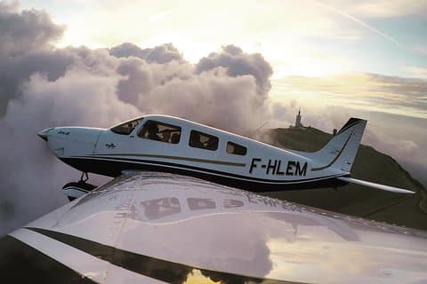 Fly above the Provence region in a private plane