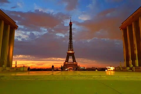 Paris in early morning