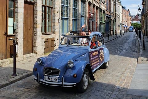 Family in our 2CV