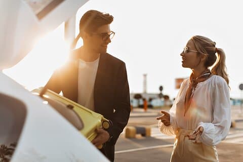 Attentive service to start your journey in peace. Our driver takes care of your luggage