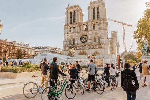 See the Notre Dame as it is being renovated