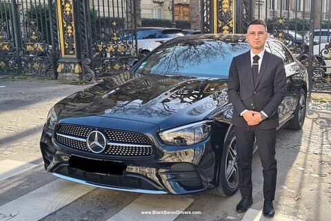 Mercedes E driver