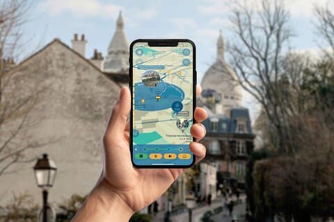 Montmartre GPS App Walking Tour Mobile Game