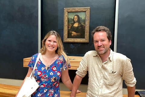 Mona Lisa painting in the Louvre Museum with Private guide ©My Private Paris