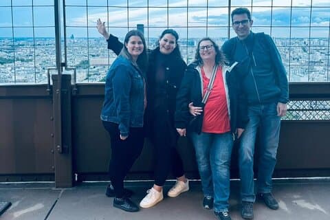 Happy Clients from Eiffel Tower Paris