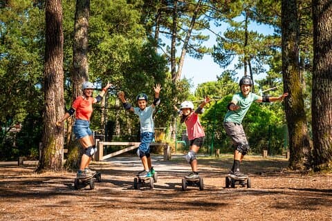 Electric cross skate initiation from 6 years old
