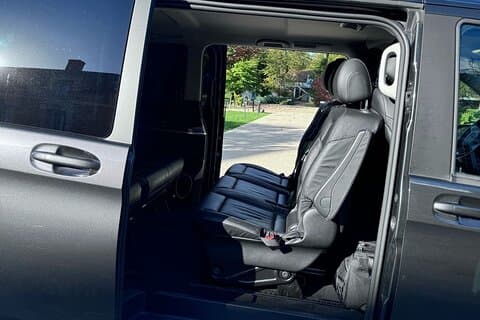 ✨ More elegant / premium tone:

“Travel in style with our luxurious Mercedes V-Class — where exceptional comfort meets top-tier safety.”

 Informative and professional tone:

“Experience the outstand