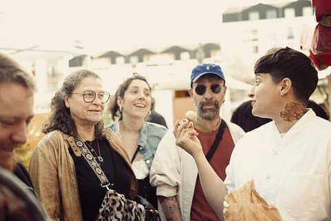 guided tour of a local market