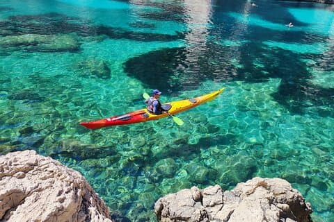 calanque of En-Vau in the heart of the national park of calanques