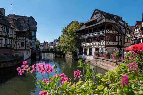 Petite France in summer