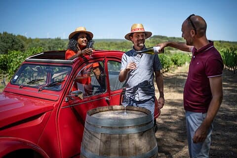 2CV wine tour