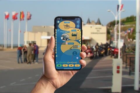 The Allied Landing GPS App Walking Tour Mobile Game
