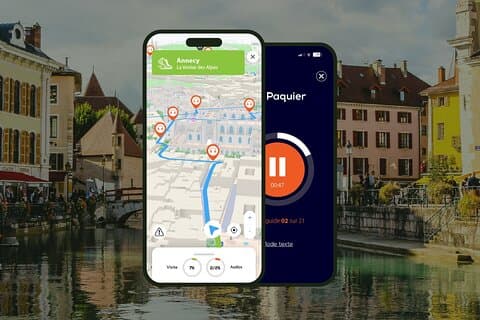 GPS Audioguide app: Stroll along the Thiou and canals (Offline).