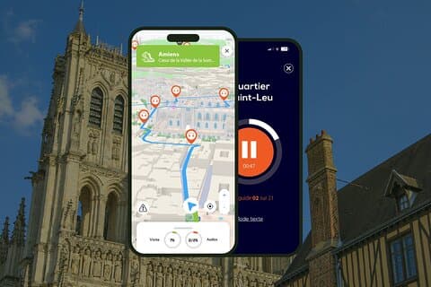 GPS Audioguide app: From Notre-Dame Cathedral to Perret Tower (Offline).