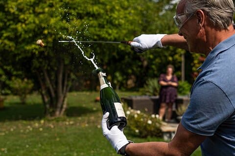 Learn the art of Champagne sabrage and experience one of the region’s most iconic traditions.