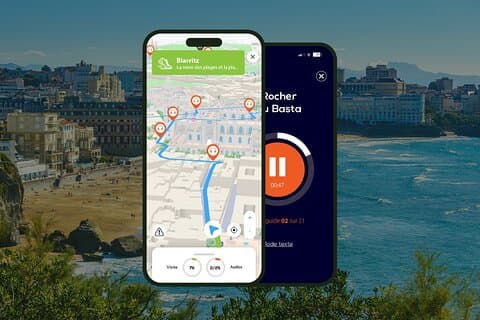 GPS Audioguide application: From the Lighthouse to the Virgin's Rock (Offline).