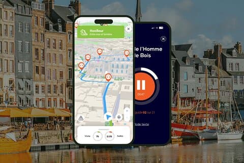 GPS Audioguide app: From the Old Basin to St. Catherine's Church (Offline).