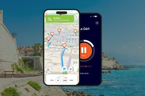 GPS Audioguide application: From the Ramparts to the Picasso Museum (Offline).