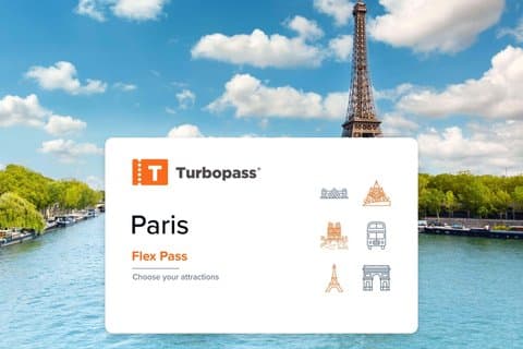 Paris Flex Pass Eiffel Tower, Louvre,Versailles & 25+Attractions