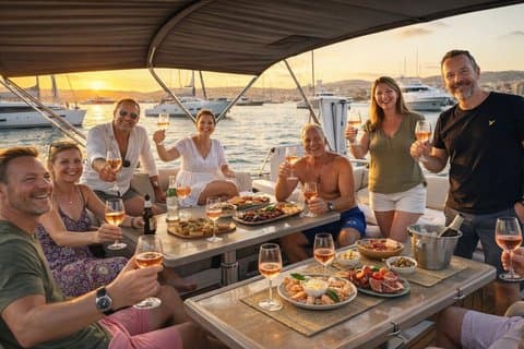 Cannes Private Sunset Sailing to the Lerins Islands