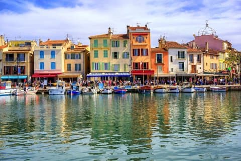 Medieval village of Castellet, Cassis & the beautifull Calanques