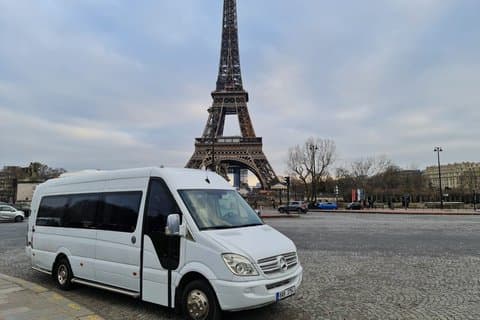 Private Transfer Airport CDG Orly to Paris by Minibus 16pax