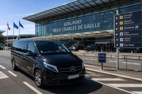 Private transfer CDG Paris to VAN