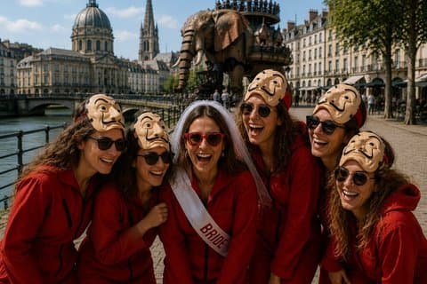 Escape Game Outdoor Theme Team Heist in Nantes