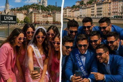 Lyon Challenges EVG EVJF City Challenge team