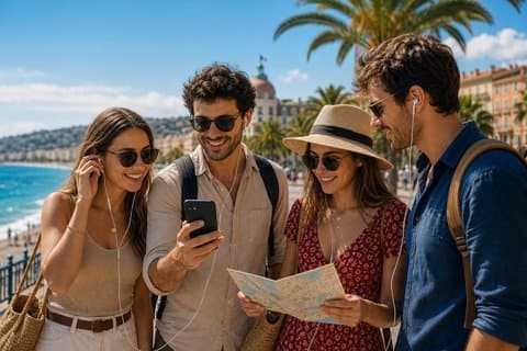 Semi-guided tour of Old Nice with treasure hunt