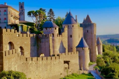 Discovery of Fortresses Carcassone and Salses Tour