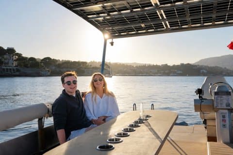 Private Sunset Tour in Solar Boat near Nice and Monaco