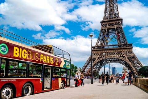 Paris Open Top City Sightseeing Bus Tour Ticket