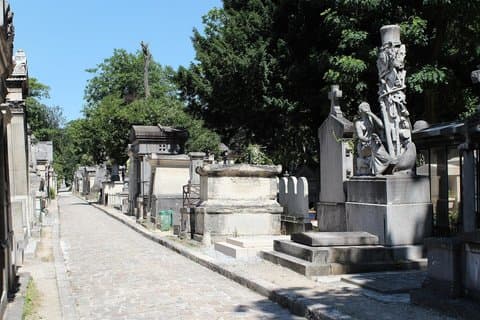 Walking Pere Lachaise Cemetery Paris Tour
