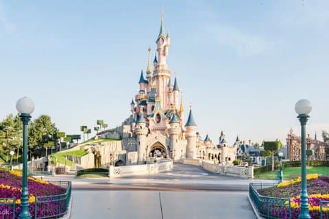 Disneyland Paris Theme Park Ticket with Round Trip Train Transfer