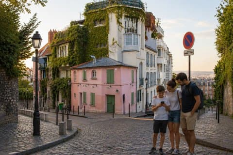 Paris Montmartre Scavenger Hunt and Self Guided Walking Tour