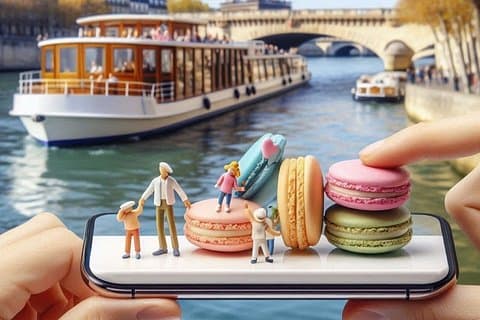 Seine River Cruise Tour and Optional Macaron Tasting