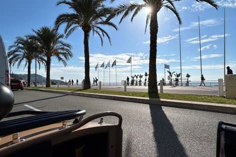 Gourmet ride in Nice by vintage Sidecar on the French Riviera