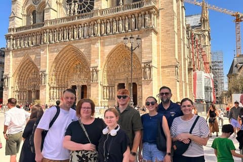 Small Group Outdoor Notre-Dame Cathedral Tour with Entrance