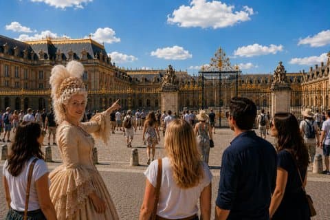 Versailles Marie Antoinette Walking Experience with actress