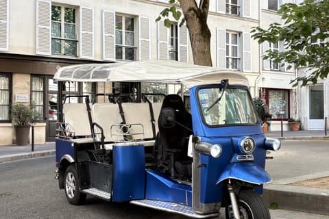 Paris: Electric Tuktuk tour with photo and audio stops