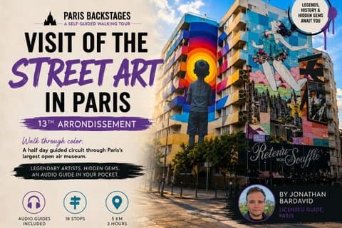 Street Art in Paris 13th Arr Self Guided Audio Walking Tour