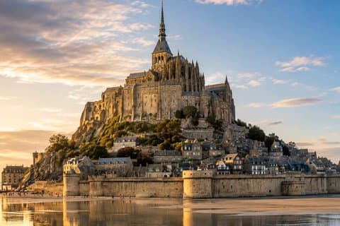 Private UNESCO Tour to Mont St Michel from Cherbourg