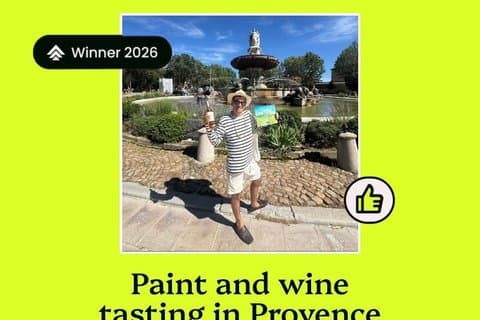 Painting and Wine Tasting in Provence