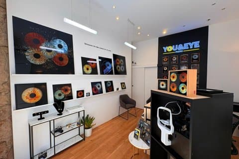 Paris photo of your iris and framed print in the Marais