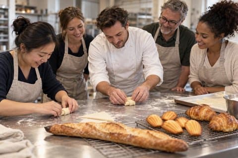 Paris Baguette Croissant and Madeleine Baking Workshop