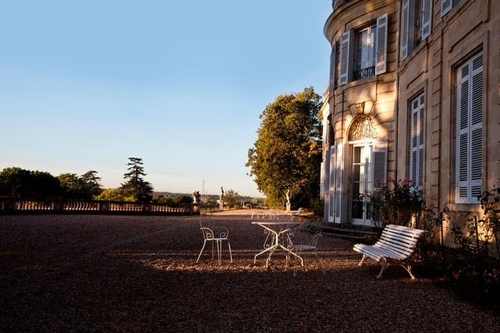 The terrace