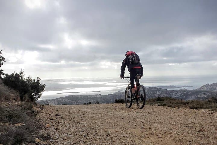 Biking the Track in the Calanques